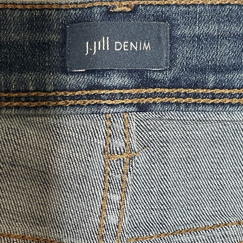 J Jill Denim Women’s Sz 14T Tall Authentic Fit Slim Ankle Stretch Jeans New NWT - Picture 4 of 8
